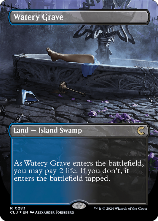 Watery Grave (CLU-283) (Borderless) (Foil)