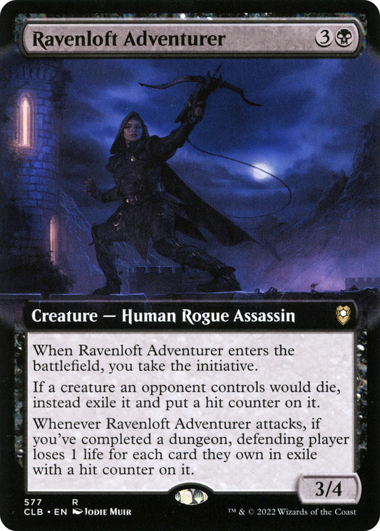 Ravenloft Adventurer (CLB-577) (Extended Art)