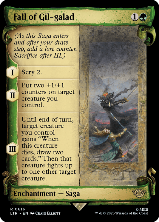 Fall of Gil-galad (LTR-616) (Showcase) (Scroll) (Foil)