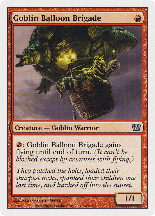 Goblin Balloon Brigade (9ED-189★) (Foil)