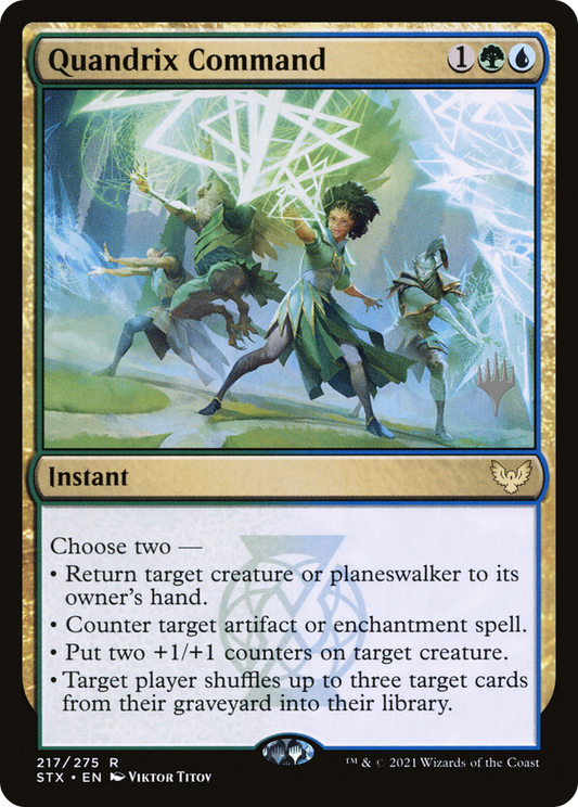 Quandrix Command (PPSTX-217P) (Foil)