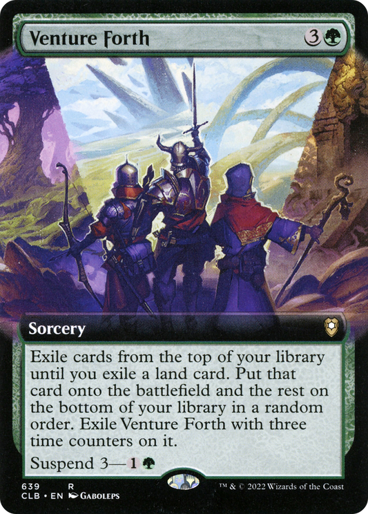 Venture Forth (CLB-639) (Extended Art)