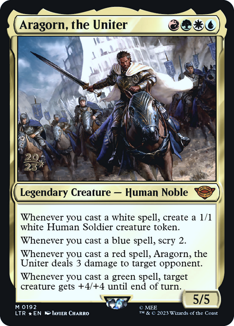 Aragorn, the Uniter (PRE-192S) (Foil)
