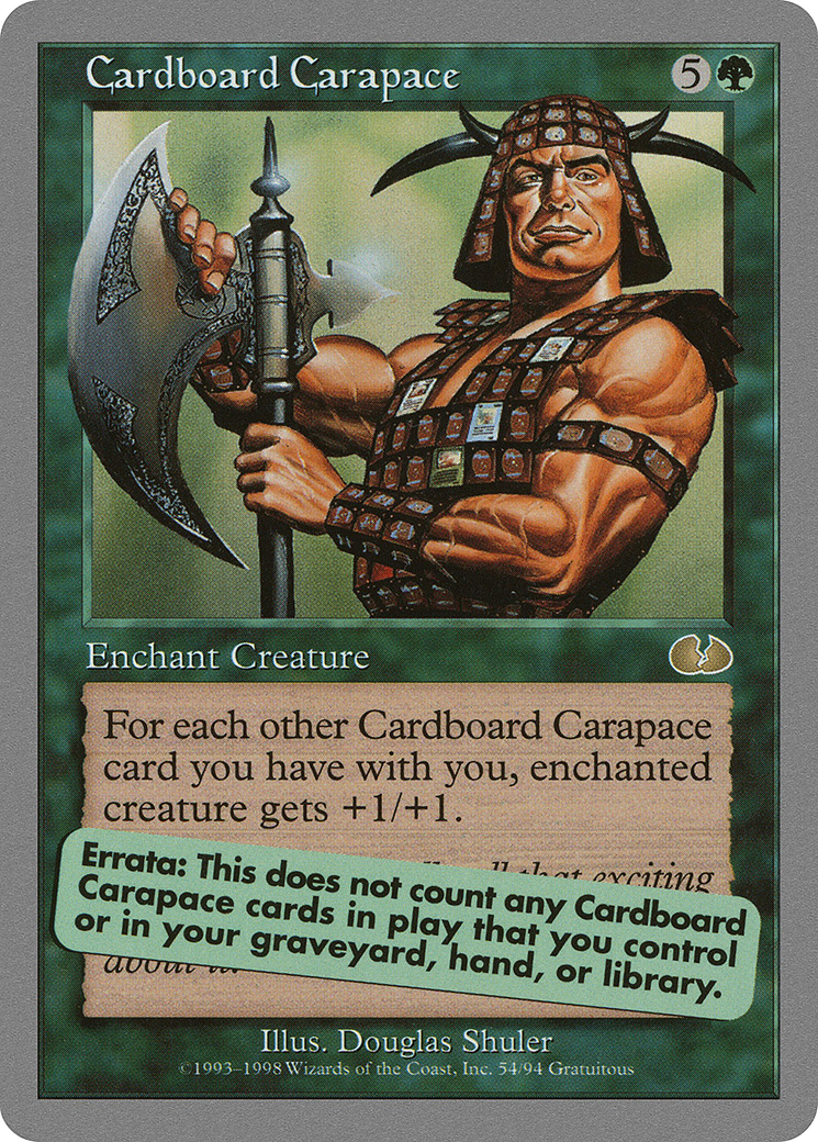 Cardboard Carapace (UGL-054)