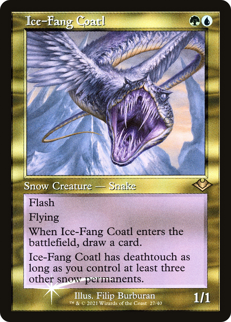 Ice-Fang Coatl (MH1-027) (Foil)
