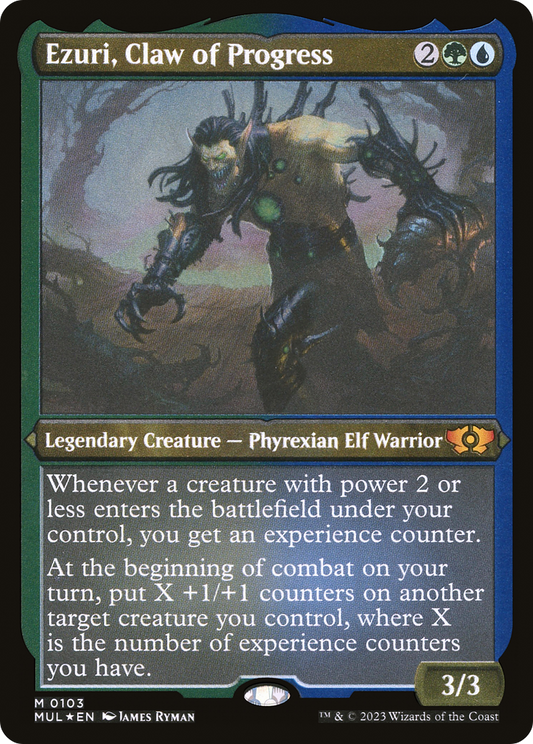 Ezuri, Claw of Progress (MUL-103) (Etched Foil)
