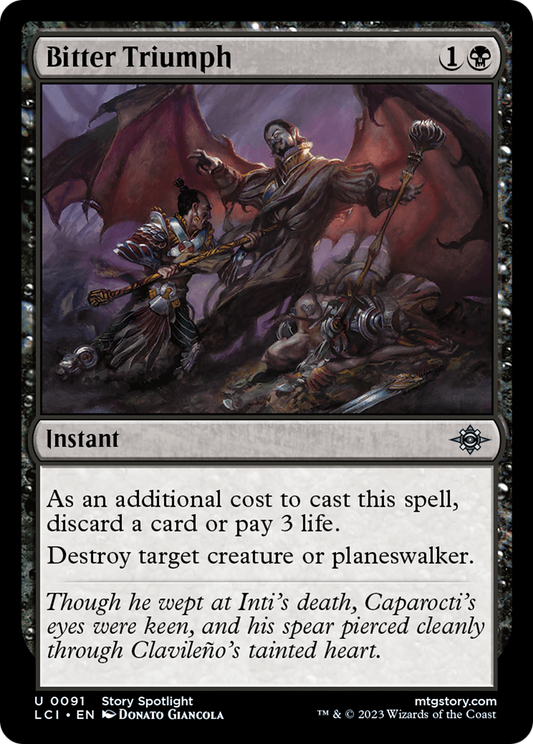 Bitter Triumph (LCI-091) (Foil)