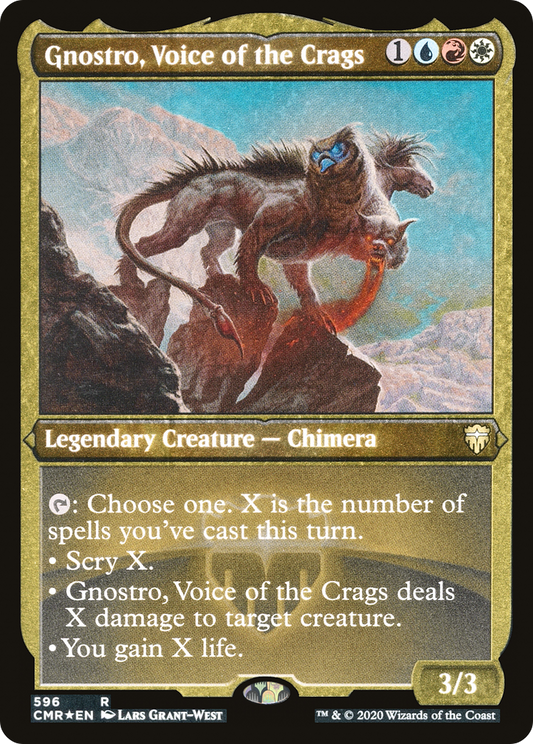 Gnostro, Voice of the Crags (CMR-596) (Etched Foil)