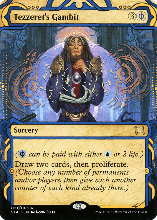 Tezzeret's Gambit (STA-021) (Showcase) (Borderless)