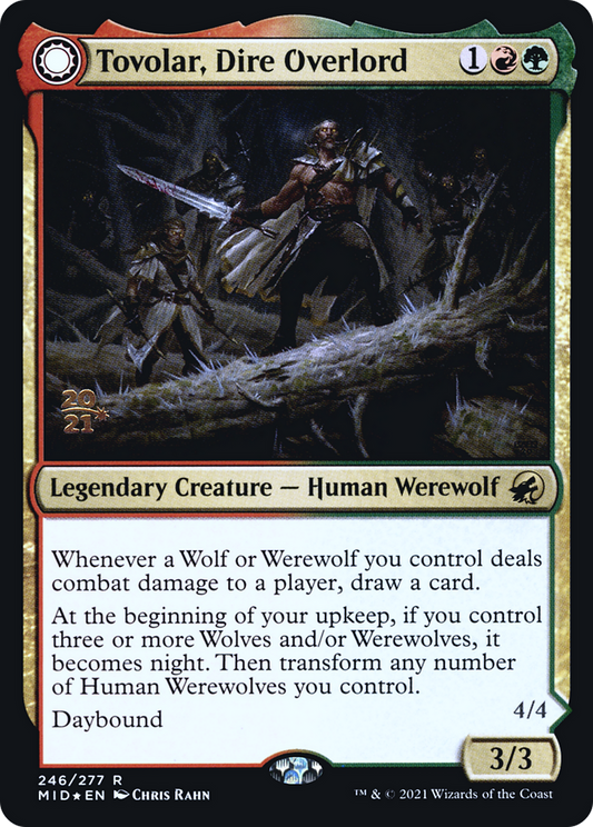 Tovolar, Dire Overlord // Tovolar, the Midnight Scourge (PRE-246S) (Foil)