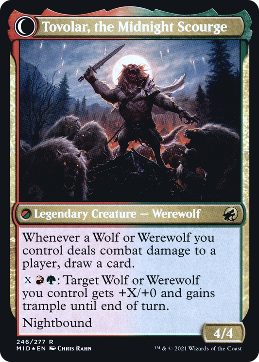 Tovolar, Dire Overlord // Tovolar, the Midnight Scourge (PRE-246S) (Foil)