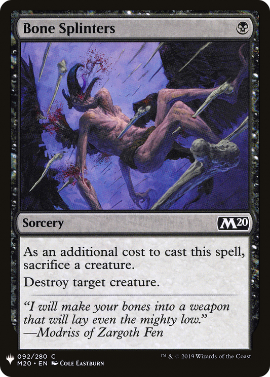 Bone Splinters (LIST-M20-92)