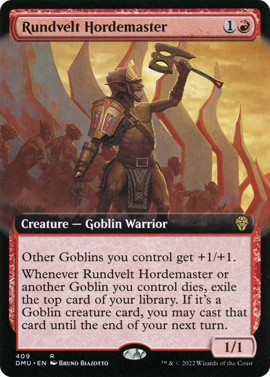 Rundvelt Hordemaster (DMU-409) (Extended Art) (Foil)
