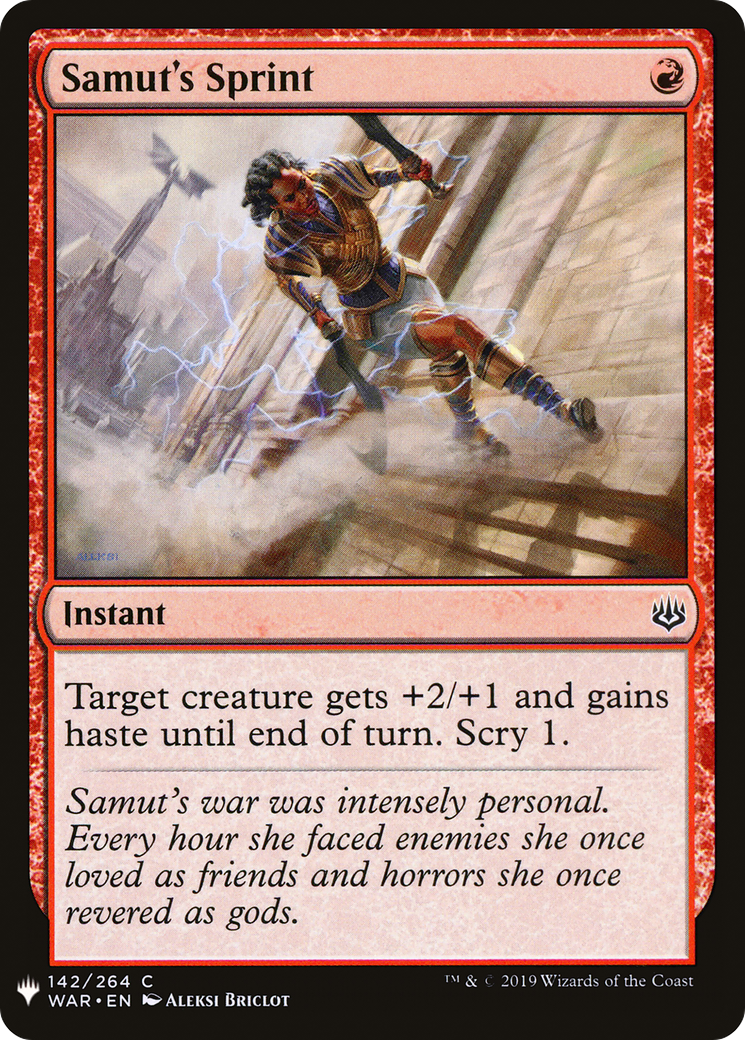 Samut's Sprint (LIST-WAR-142)