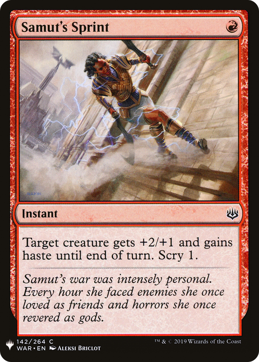 Samut's Sprint (LIST-WAR-142)
