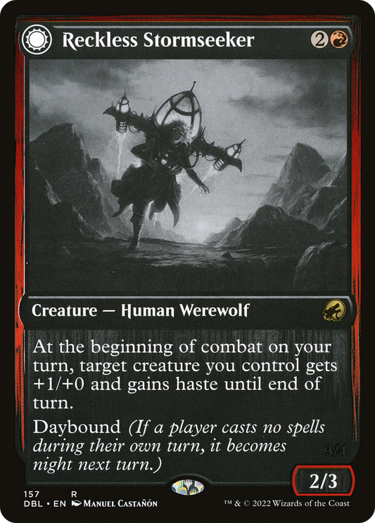 Reckless Stormseeker // Storm-Charged Slasher (DBL-157)
