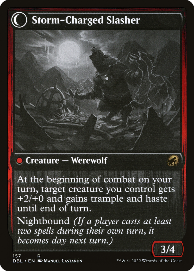 Reckless Stormseeker // Storm-Charged Slasher (DBL-157)