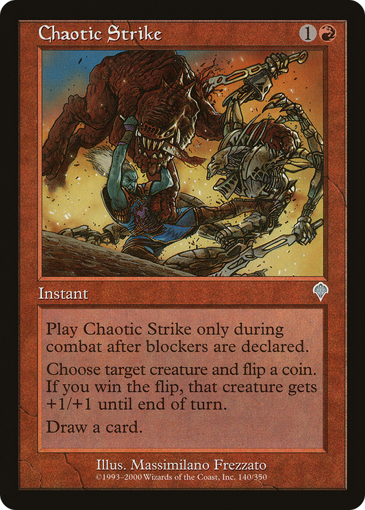 Chaotic Strike (INV-140) (Foil)