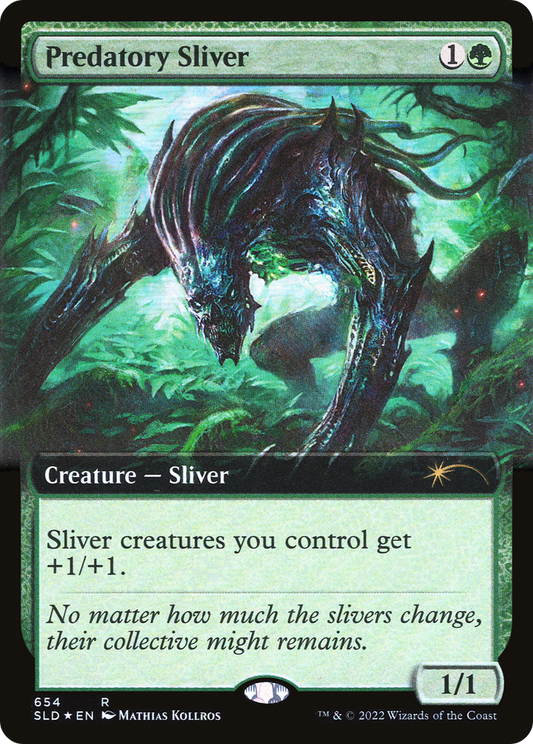 Predatory Sliver (SLD-654) (Extended Art) (Foil)