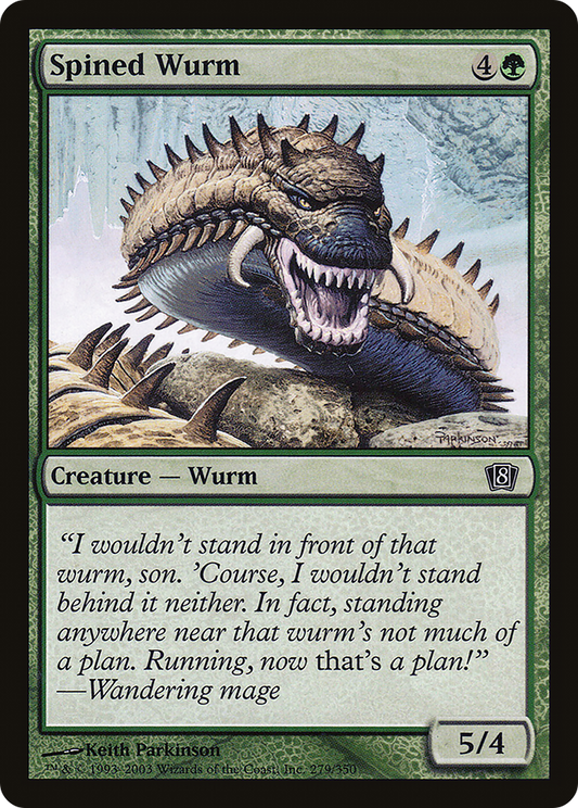 Spined Wurm (8ED-279★) (Foil)