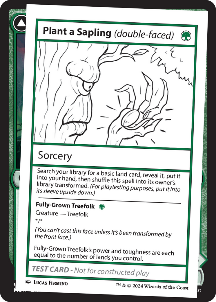 Plant a Sapling // Fully-Grown Treefolk (MB2PC-344)