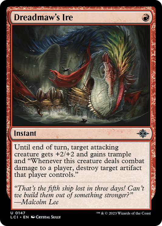 Dreadmaw's Ire (LCI-147) (Foil)