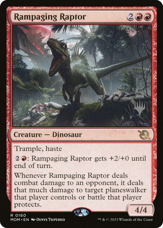 Rampaging Raptor (PPMOM-160P) (Foil)
