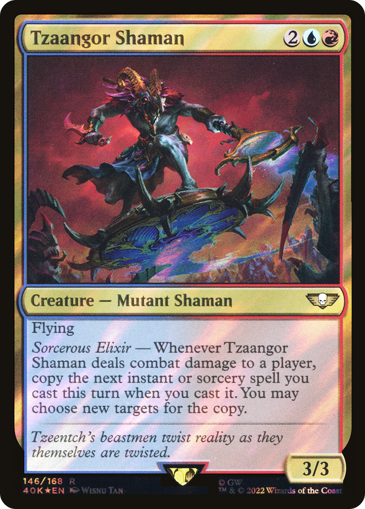 Tzaangor Shaman (40K-146★) (Surge Foil)