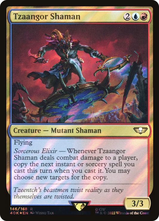 Tzaangor Shaman (40K-146★) (Surge Foil)