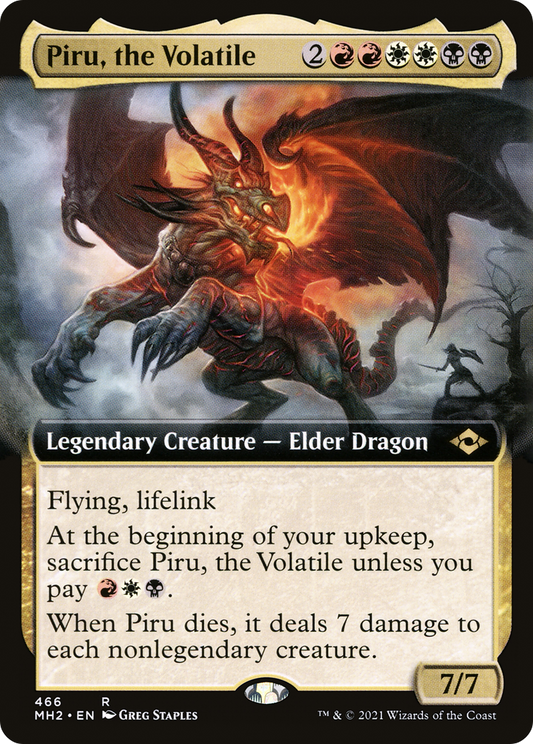 Piru, the Volatile (MH2-466) (Extended Art) (Foil)
