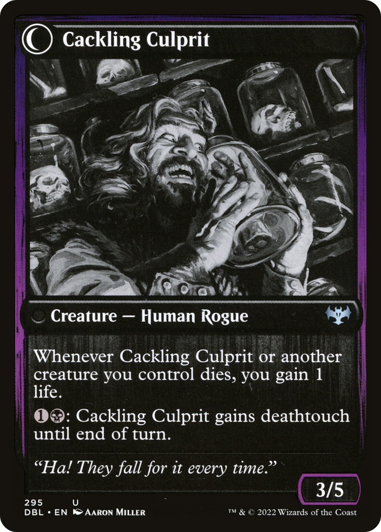 Panicked Bystander // Cackling Culprit (DBL-295) (Foil)