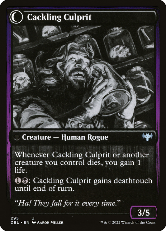 Panicked Bystander // Cackling Culprit (DBL-295) (Foil)