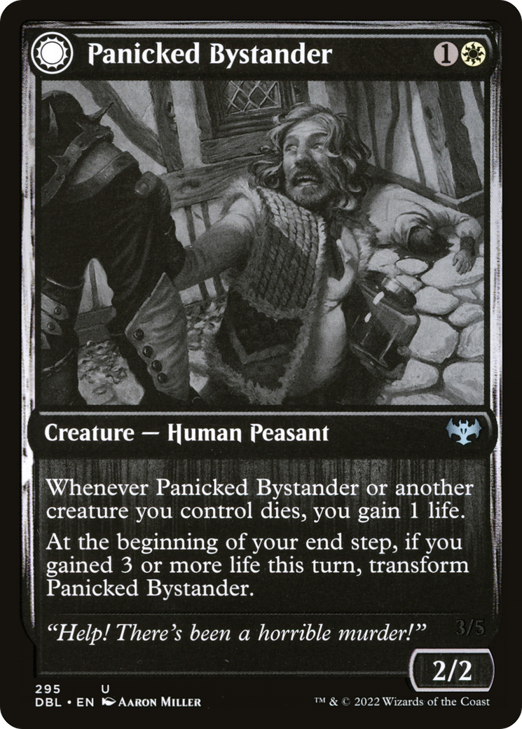 Panicked Bystander // Cackling Culprit (DBL-295) (Foil)