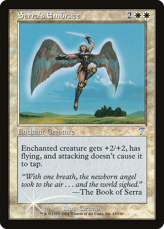Serra's Embrace (7ED-43★) (Foil)