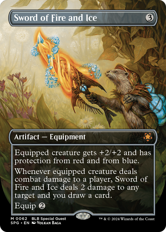 Sword of Fire and Ice (SPG-062) (Borderless) (Foil)