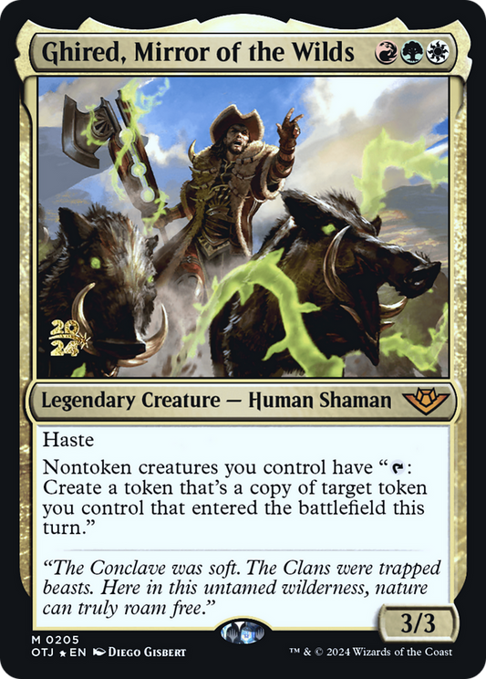 Ghired, Mirror of the Wilds (PRE-205S) (Foil)