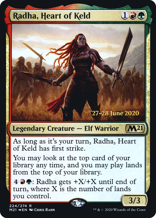 Radha, Heart of Keld (PRE-224S) (Foil)
