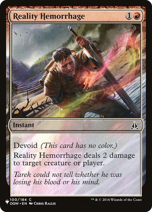 Reality Hemorrhage (LIST-OGW-100)