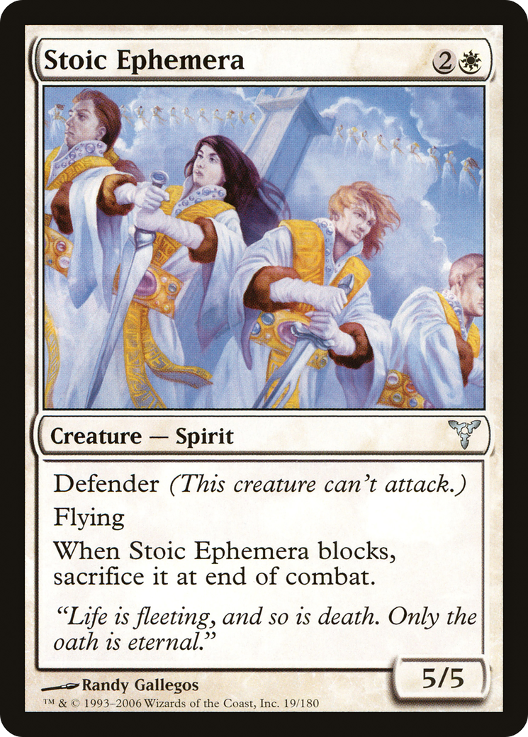 Stoic Ephemera (DIS-019) (Foil)