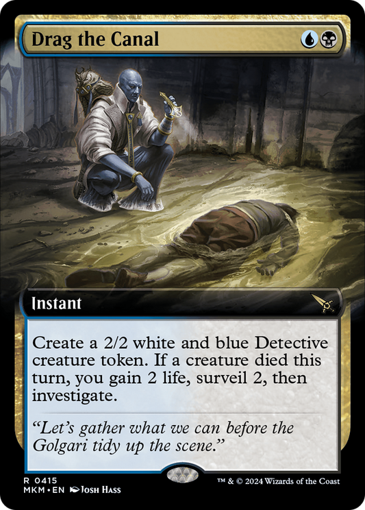Drag the Canal (MKM-415) (Extended Art) (Foil)