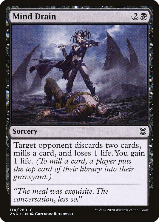 Mind Drain (ZNR-114) (Foil)