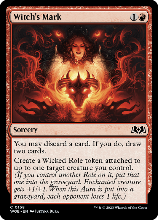 Witch's Mark (WOE-158) (Foil)