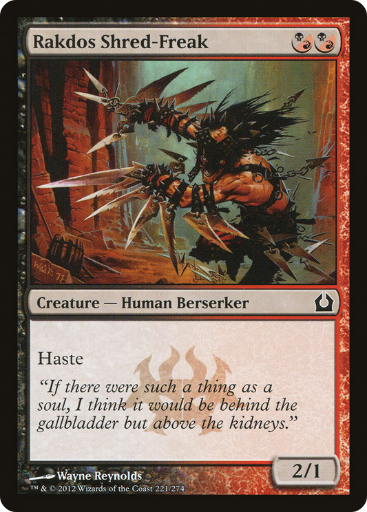 Rakdos Shred-Freak (RTR-221) (Foil)