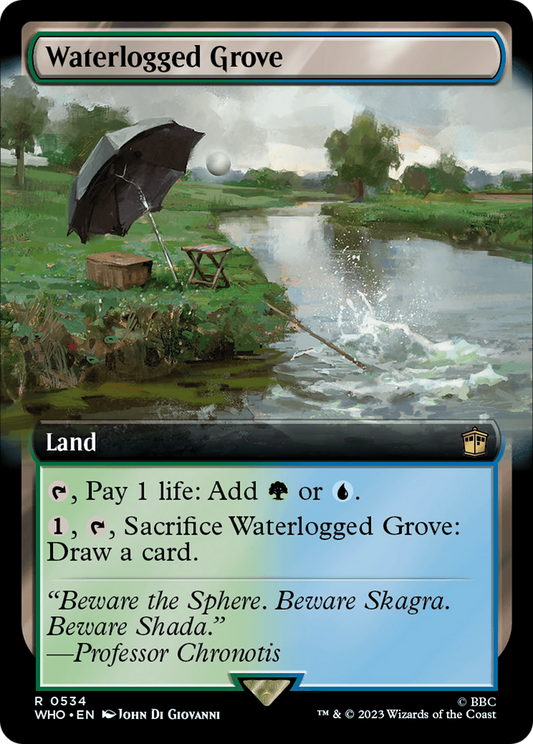 Waterlogged Grove (WHO-534) (Extended Art) (Foil)