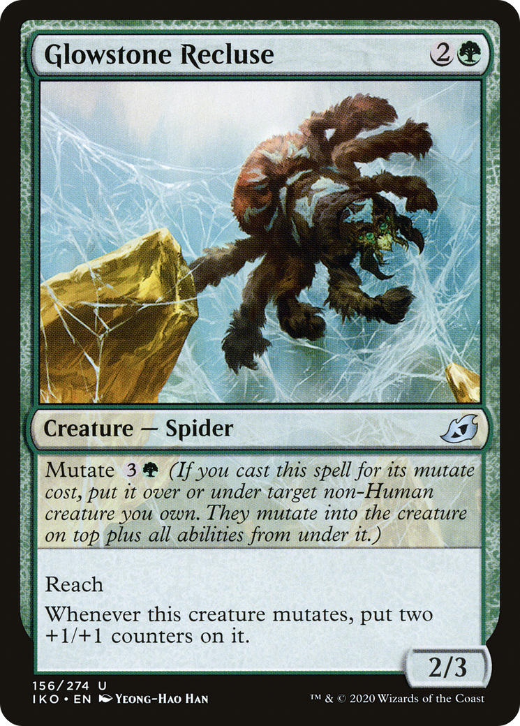 Glowstone Recluse (IKO-156) (Foil)
