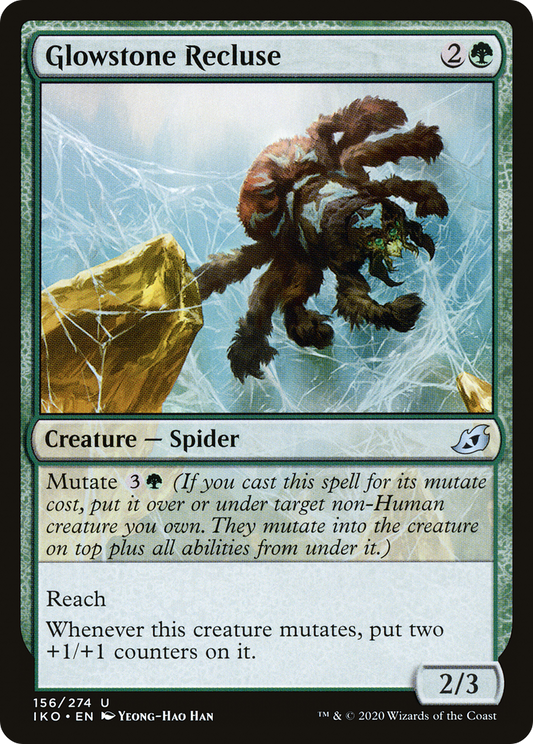 Glowstone Recluse (IKO-156) (Foil)