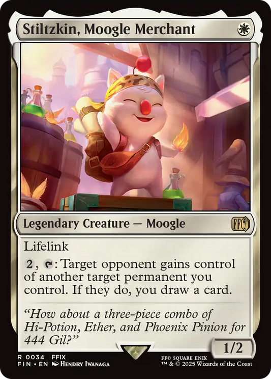 Stiltzkin, Moogle Merchant (FIN-034)