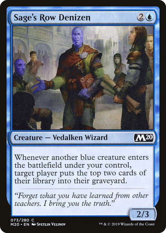 Sage's Row Denizen (M20-073)