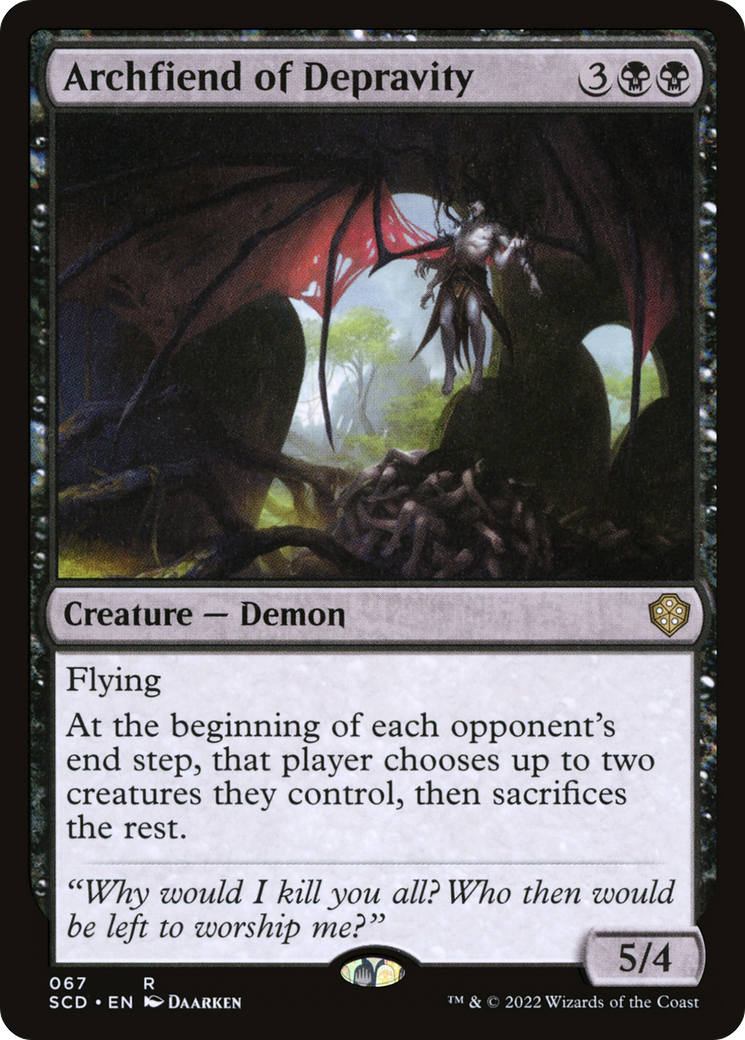 Archfiend of Depravity (SCD-067)