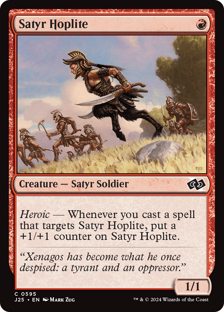 Satyr Hoplite (J25-595)